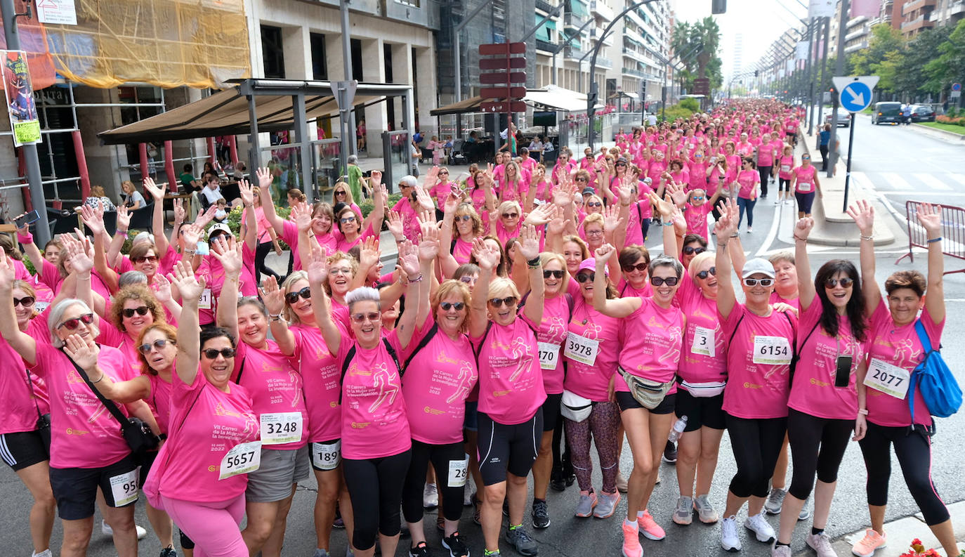 Fotos: Carrera de la Mujer en Logroño: preparación, ánimos y en la línea de salida