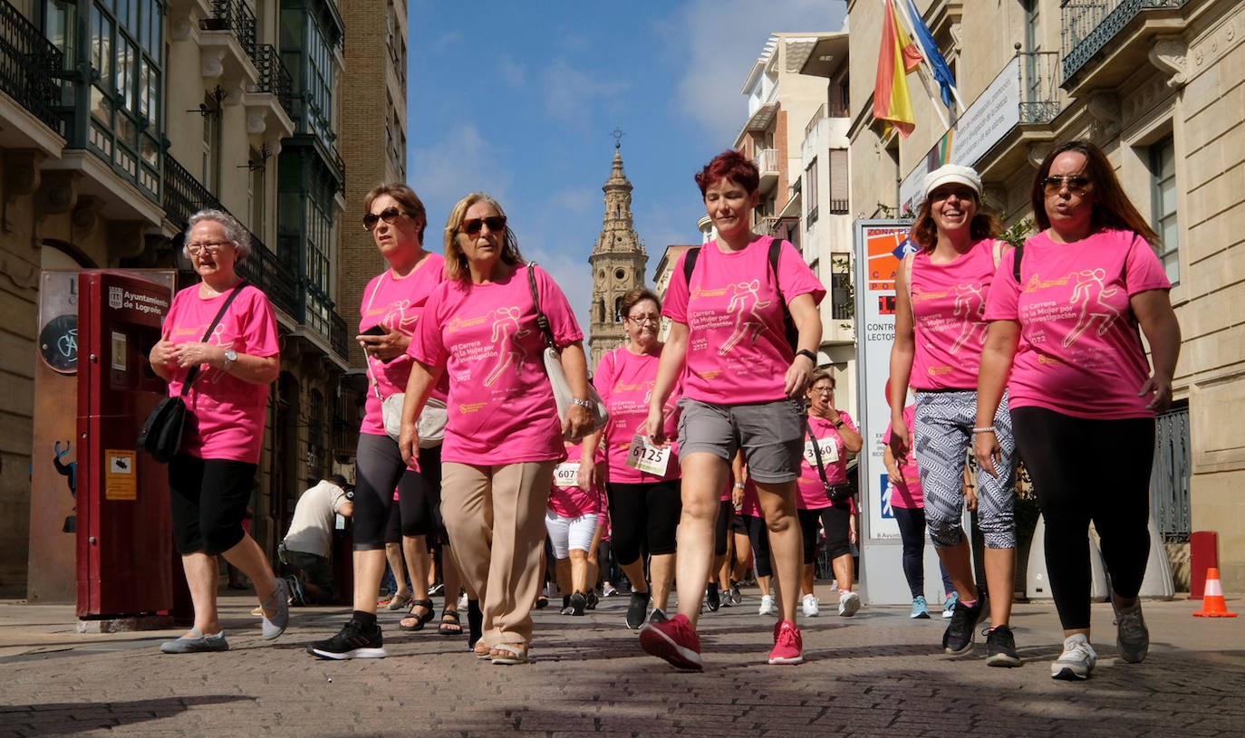 Fotos: Carrera de la Mujer en Logroño: preparación, ánimos y en la línea de salida