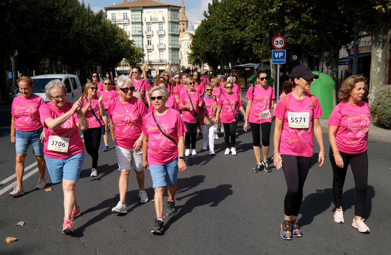 Fotos: Carrera de la Mujer en Logroño: preparación, ánimos y en la línea de salida