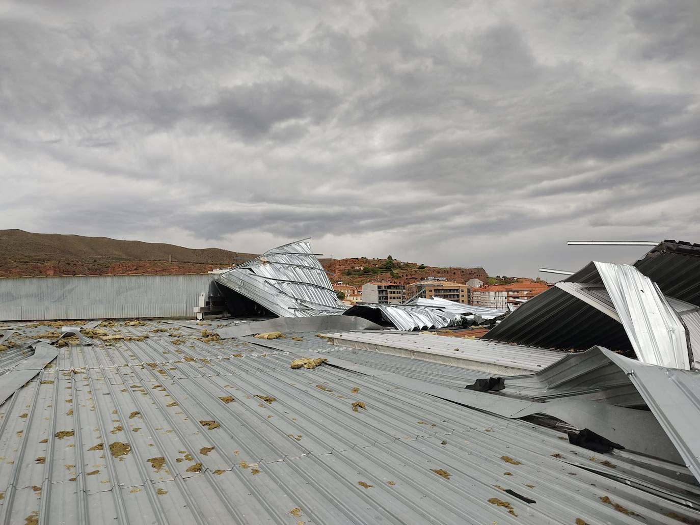 Fotos: Así quedó el Arnedo Arena tras la tormenta