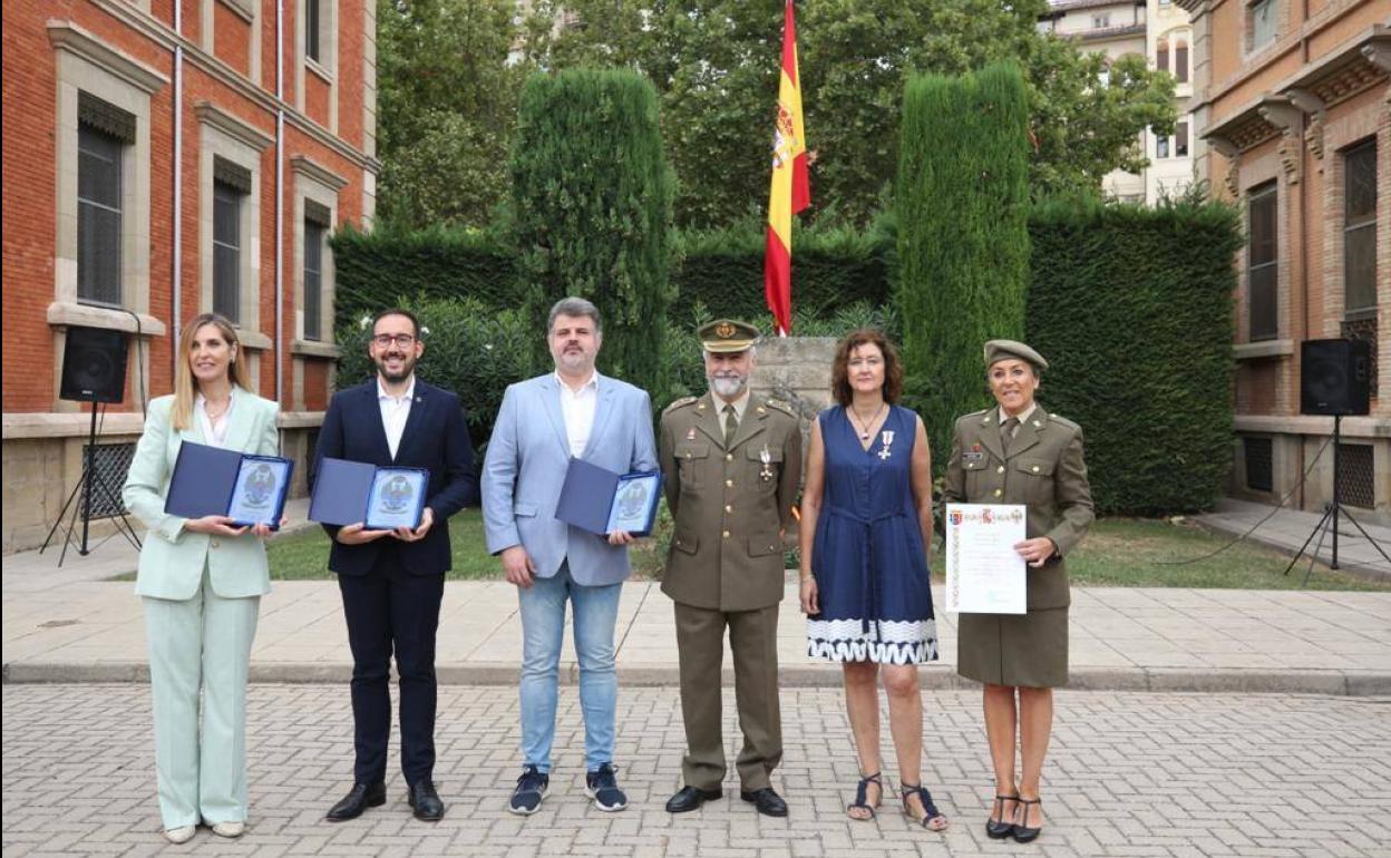 La Delegación de Defensa distingue la implicación riojana con las Fuerzas Armadas