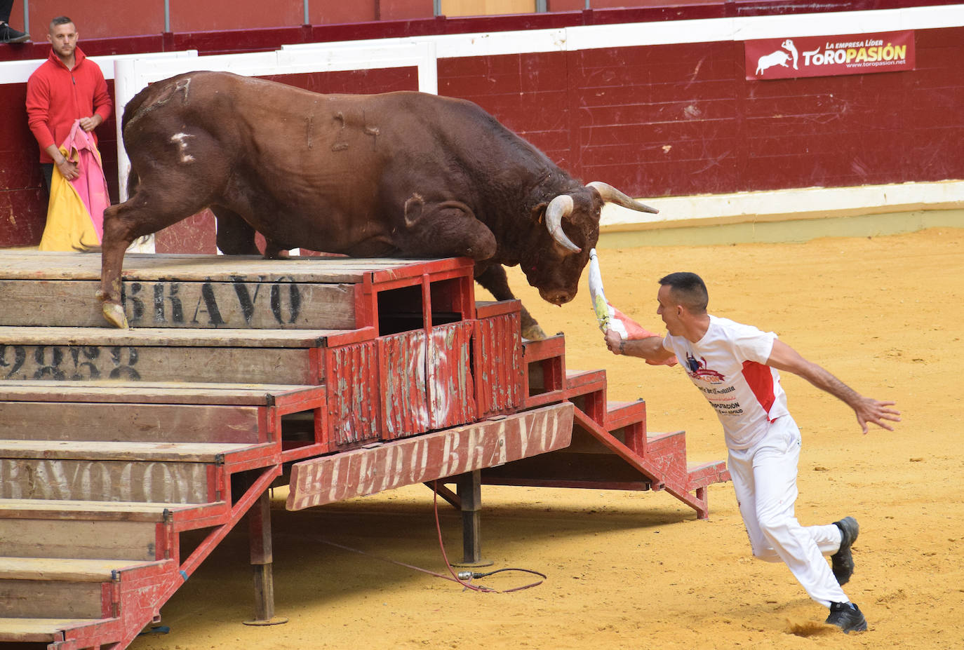 Fotos: Animación y saltos en las vaquillas del martes