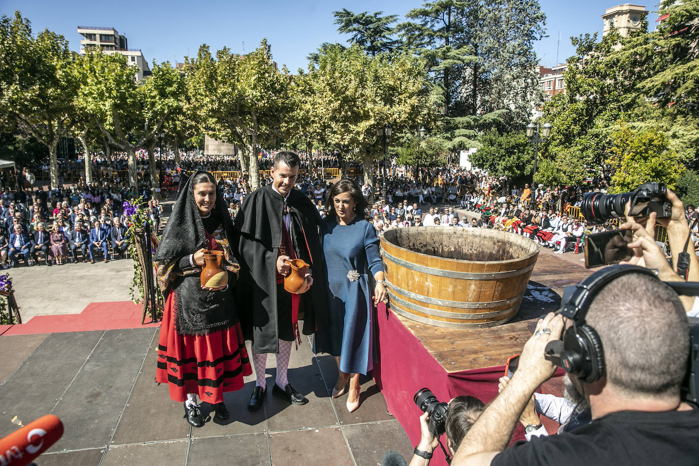 Fotos: San Mateo recupera el Pisado de la Uva