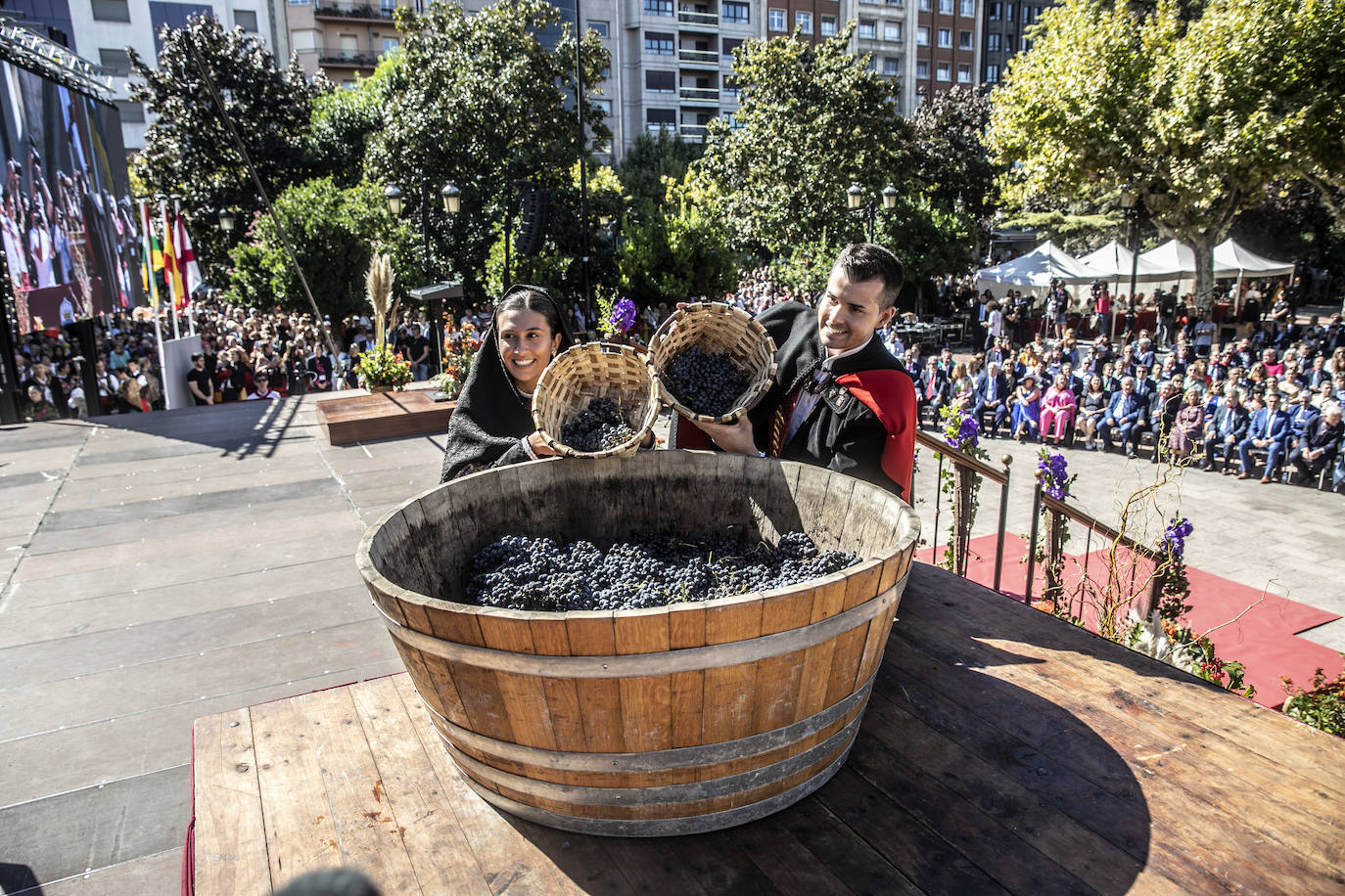 Fotos: San Mateo recupera el Pisado de la Uva