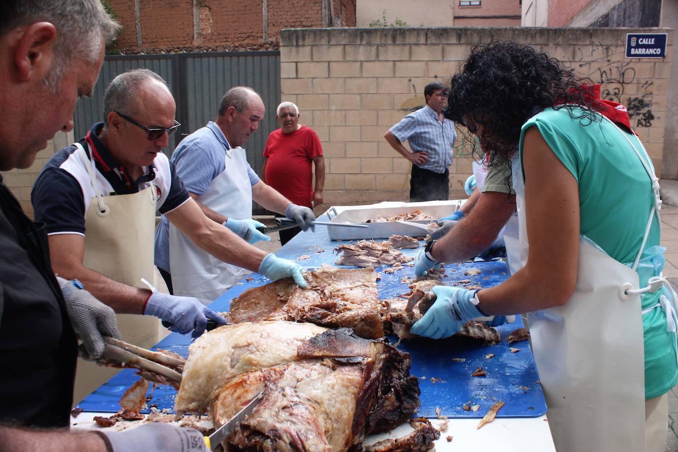 Fotos: Exaltación del cerdo y actividad infantil en Baños de Río Tobía