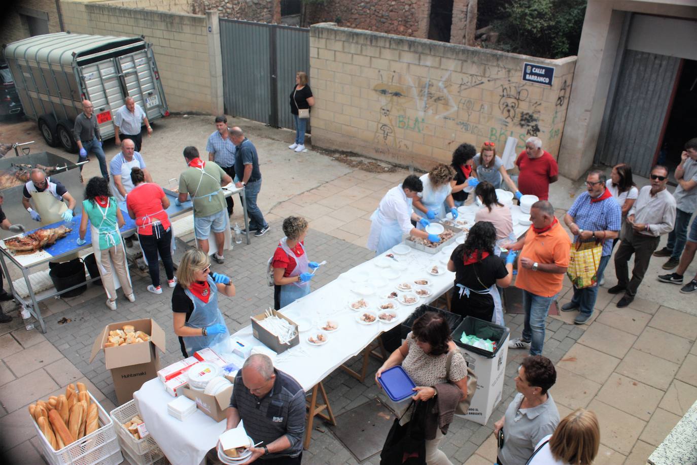 Fotos: Exaltación del cerdo y actividad infantil en Baños de Río Tobía