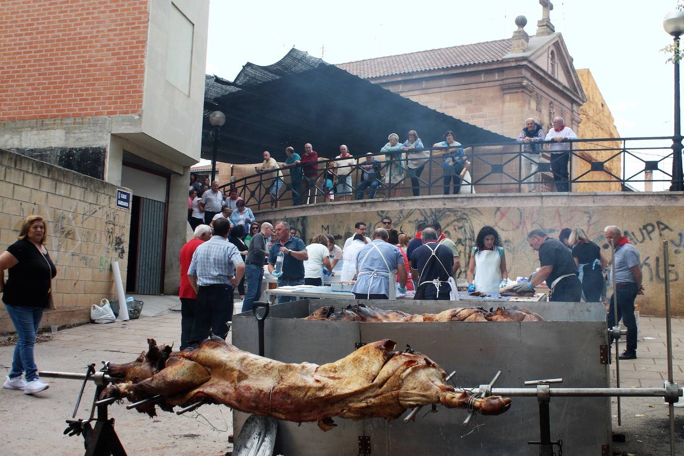 Fotos: Exaltación del cerdo y actividad infantil en Baños de Río Tobía