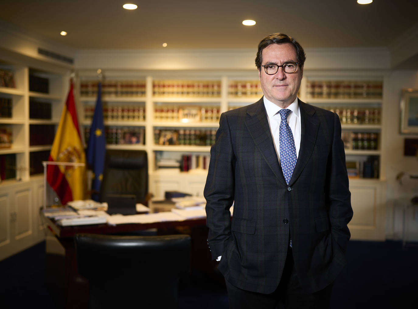 Antonio Garamendi, actual presidente de la CEOE.