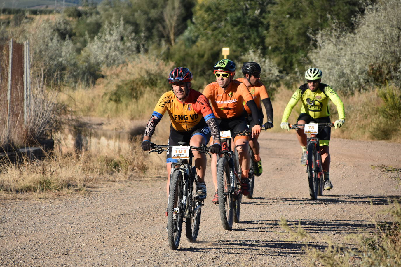 Fotos: Cruz y Narciso se llevan la BTT de la Peña Calagurritana