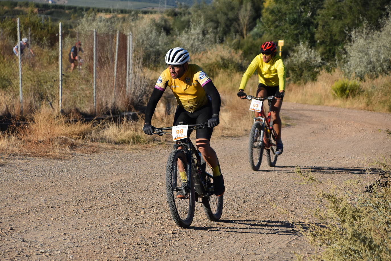 Fotos: Cruz y Narciso se llevan la BTT de la Peña Calagurritana