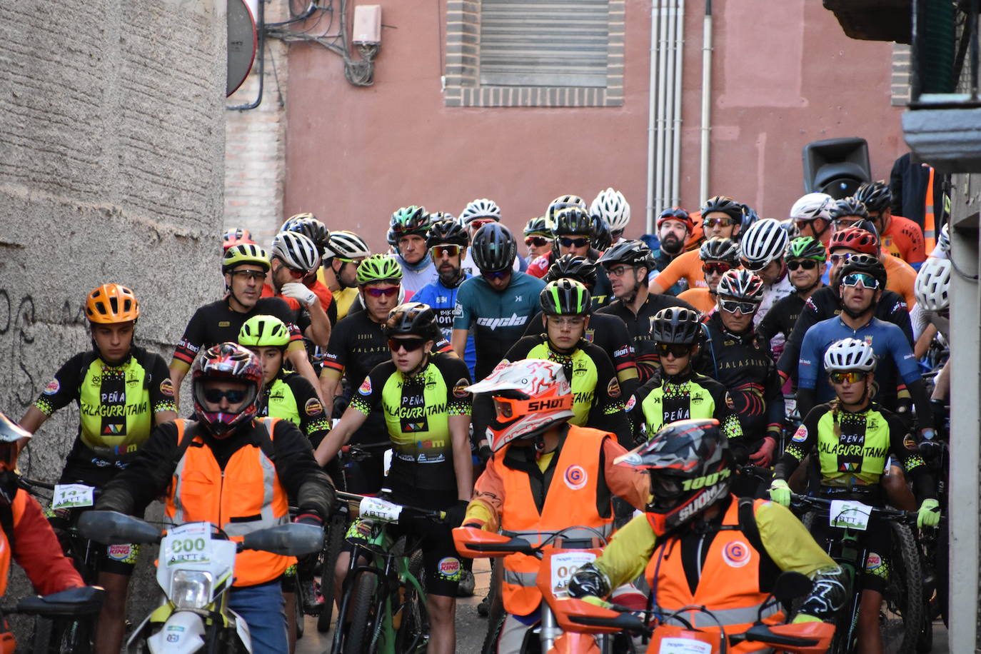 Fotos: Cruz y Narciso se llevan la BTT de la Peña Calagurritana