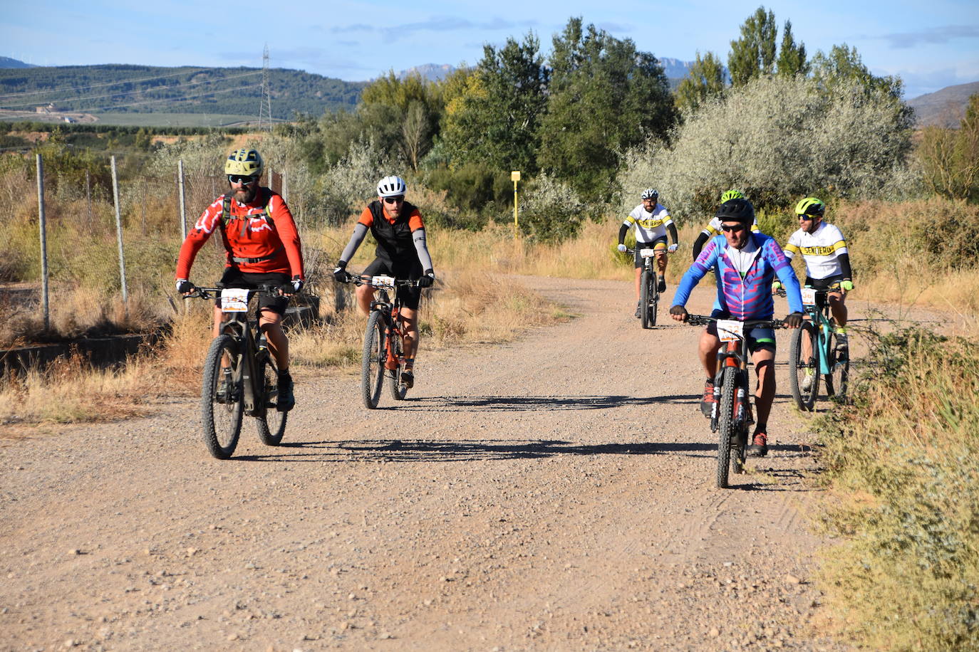 Fotos: Cruz y Narciso se llevan la BTT de la Peña Calagurritana
