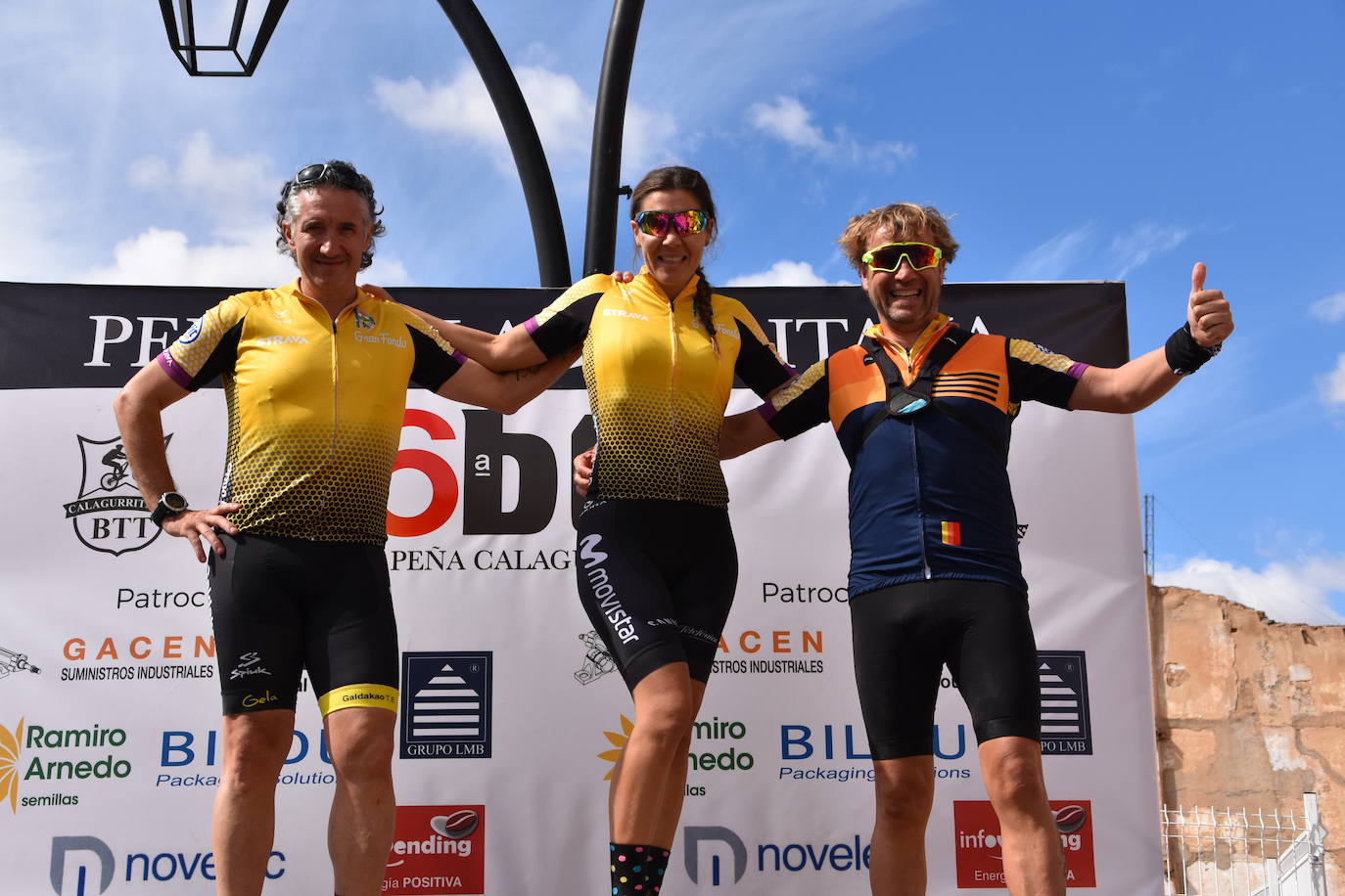 Fotos: Cruz y Narciso se llevan la BTT de la Peña Calagurritana