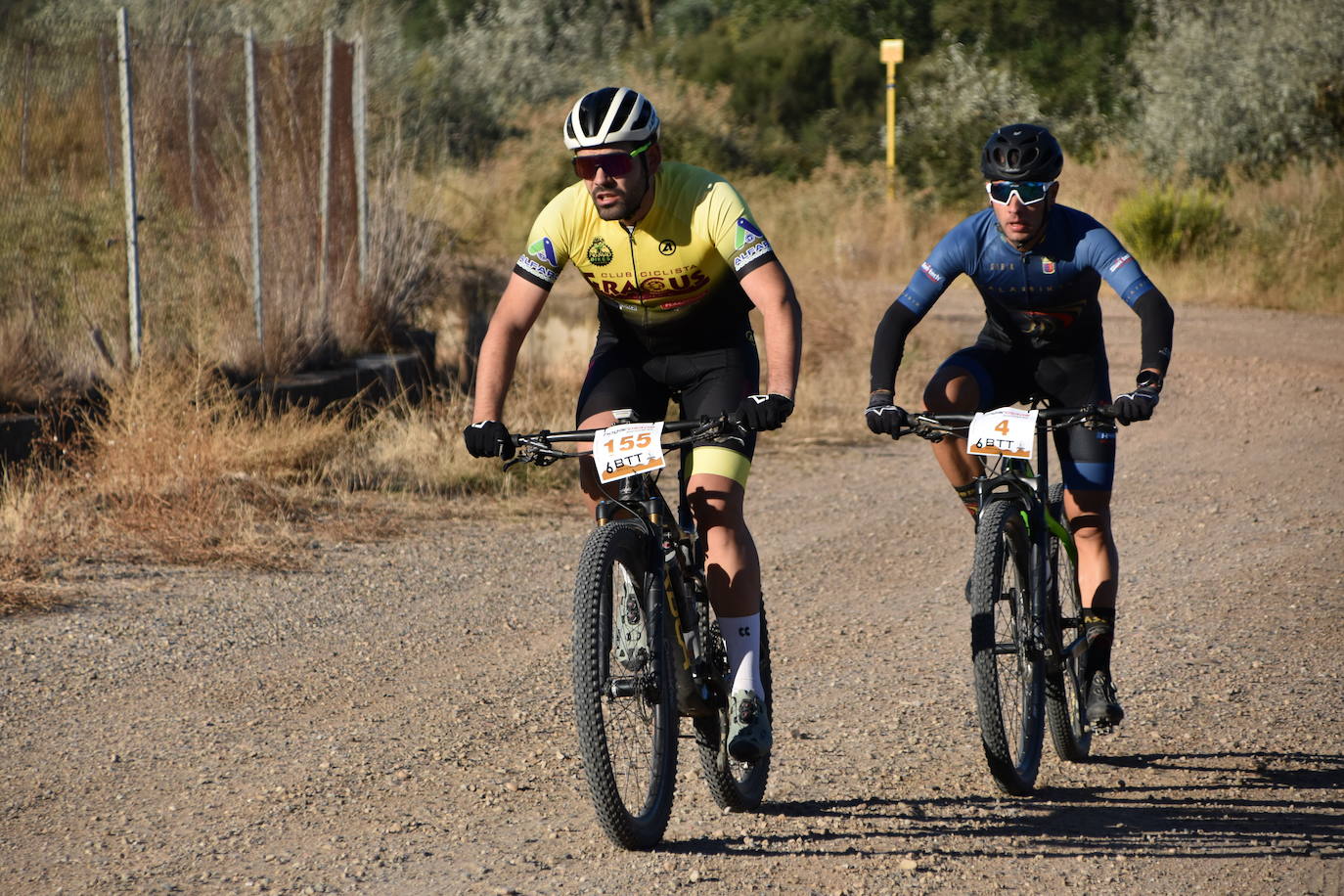 Fotos: Cruz y Narciso se llevan la BTT de la Peña Calagurritana