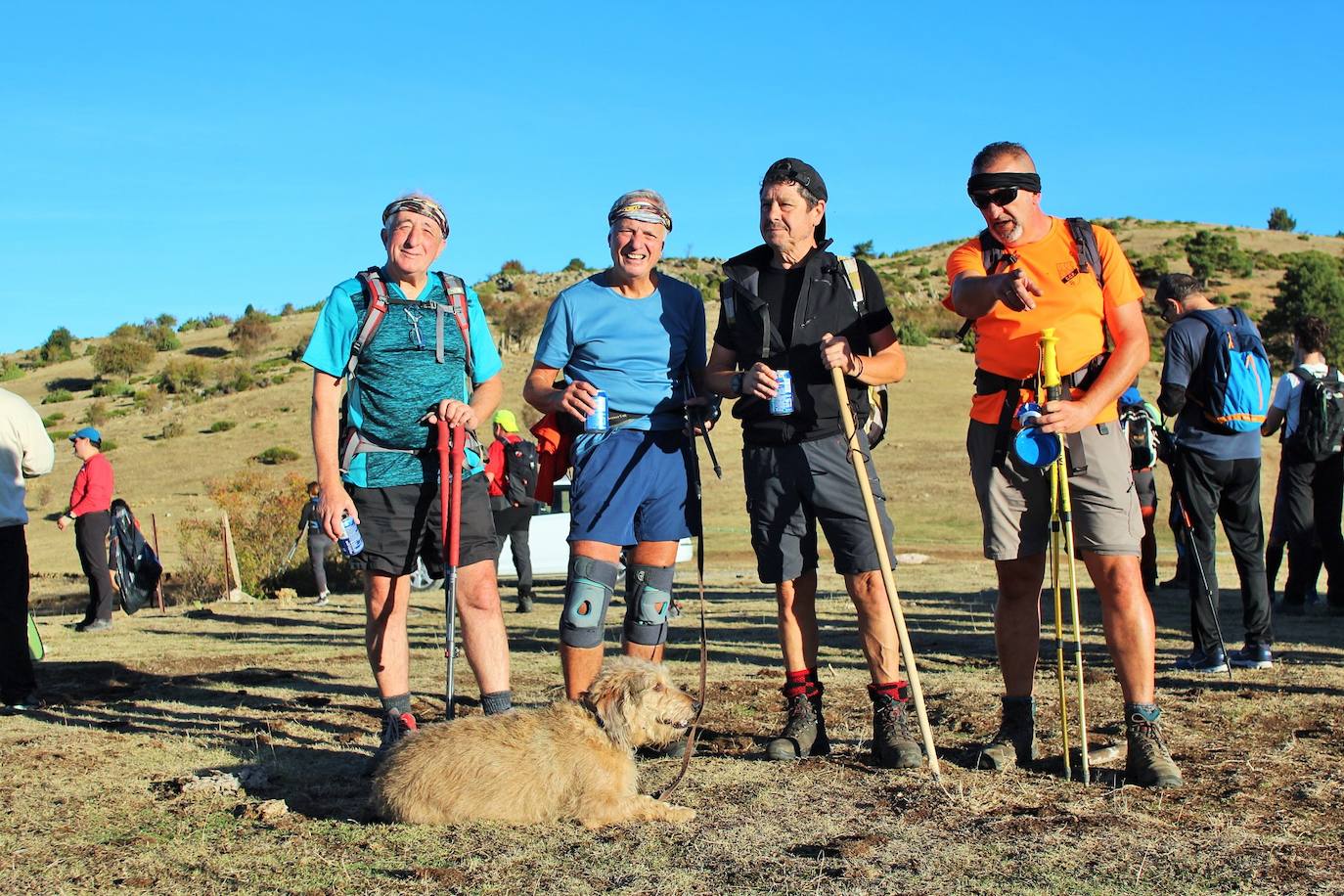 Fotos: Más de 300 senderistas recorren la Sierra de Cebollera