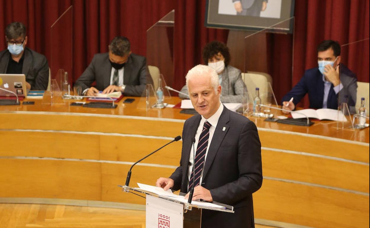 Intervención del alcalde en el debate del año pasado. 