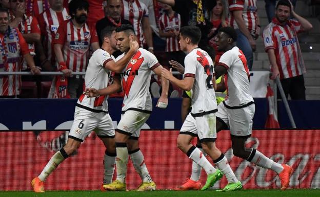 Falcao, tras el gol del empate en el Metropolitano.