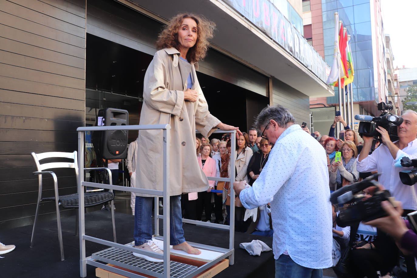 Fotos: Ana Belén deja huella en Arnedo