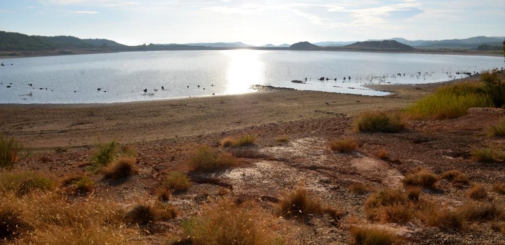 La sequía mantiene en estos momentos el pantano del Perdiguero al 40% de su capacidad. 