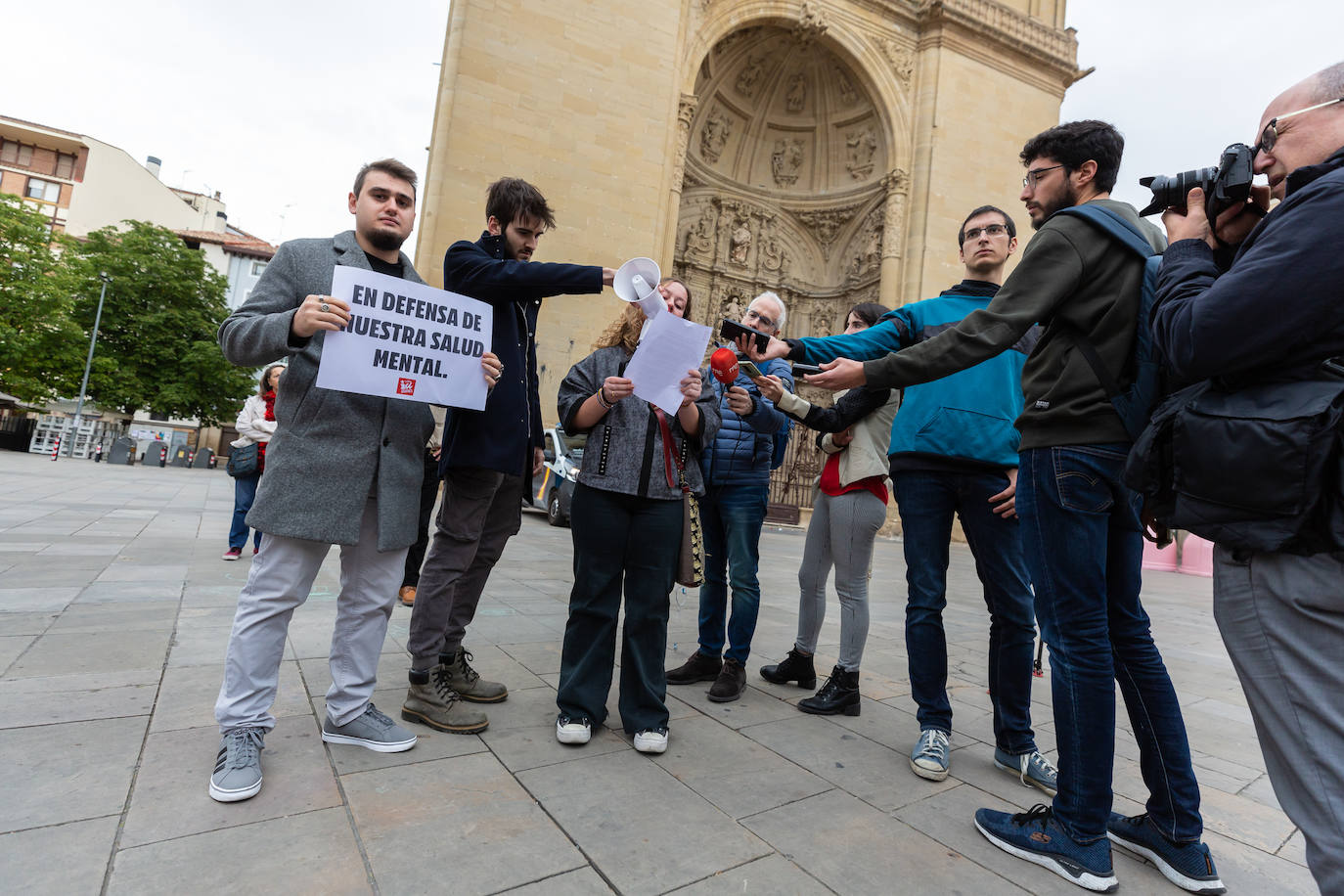 Fotos: Concentración de estudiantes contra la «epidemia de problemas de salud mental»