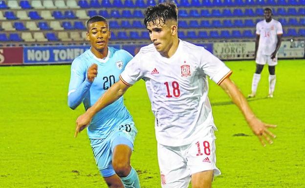 Pablo Marín debutó con la selección española.