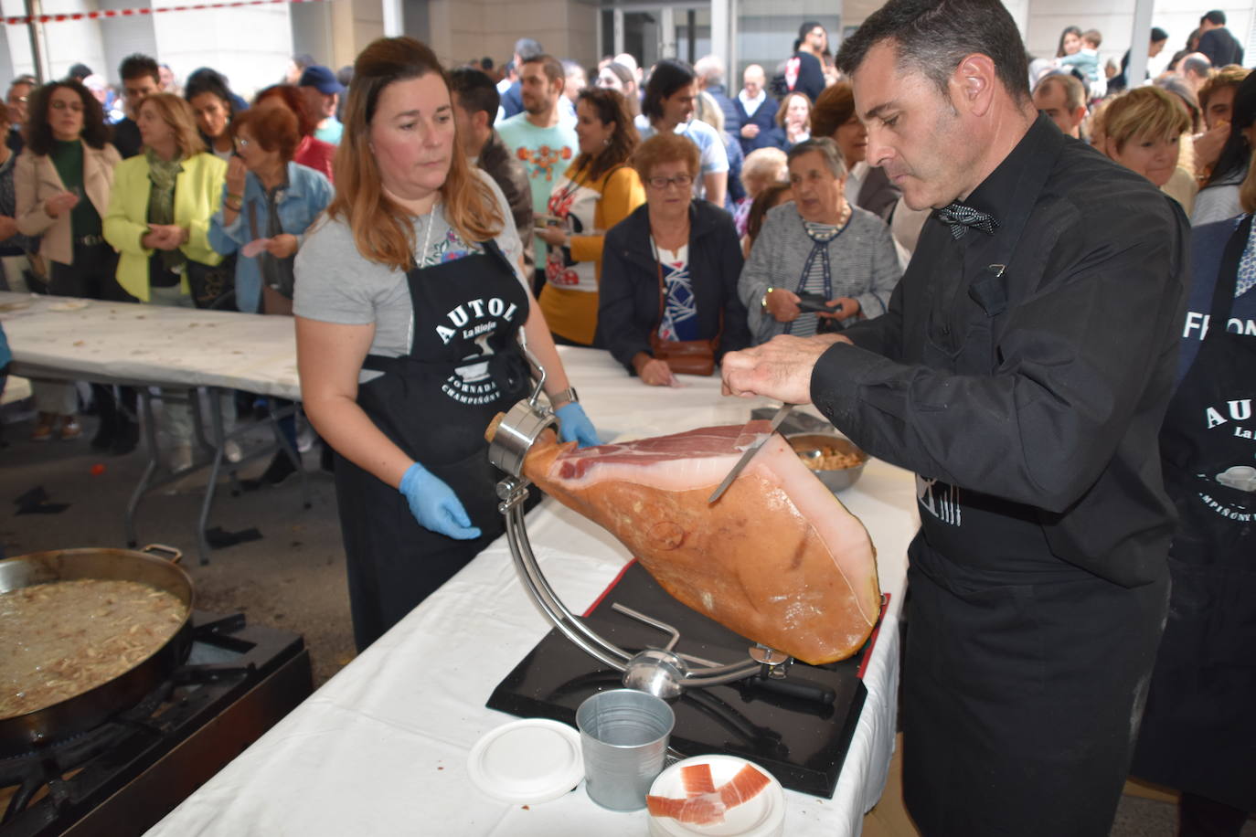 Fotos: Degustaciones y cocina en directo en las Jornadas de la seta y el champiñón en Autol