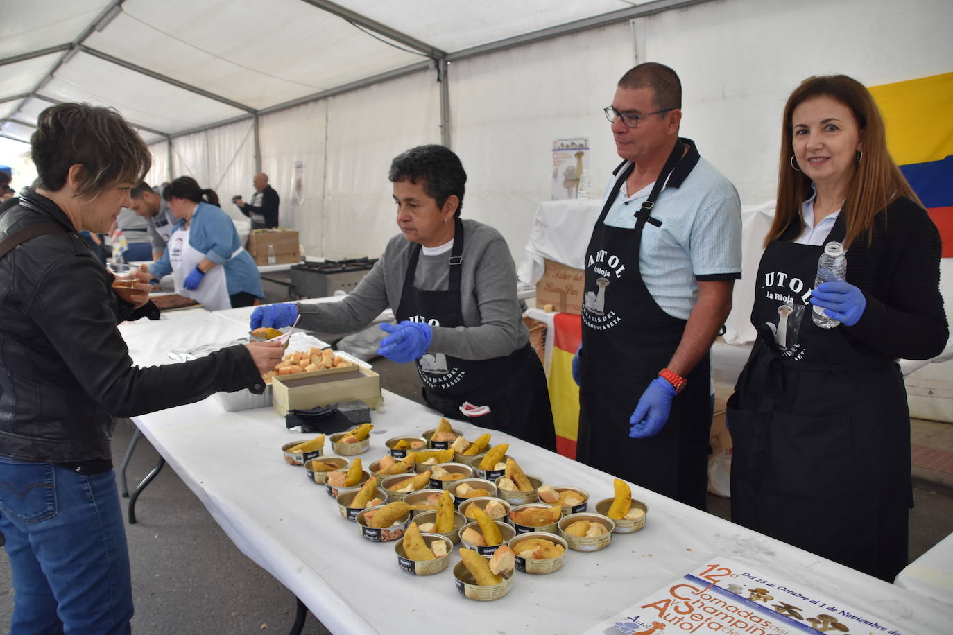 Fotos: Degustaciones y cocina en directo en las Jornadas de la seta y el champiñón en Autol