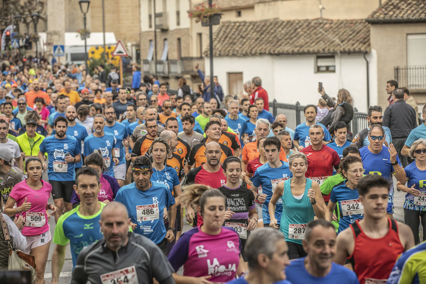 Fotos: Rubio y Castán vencen en una Enre Viñedos que ha reunido a 700 atletas en Cenicero