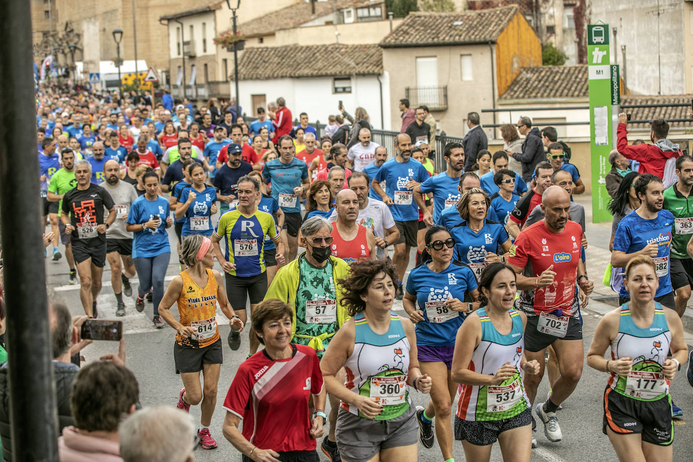 Fotos: Rubio y Castán vencen en una Enre Viñedos que ha reunido a 700 atletas en Cenicero