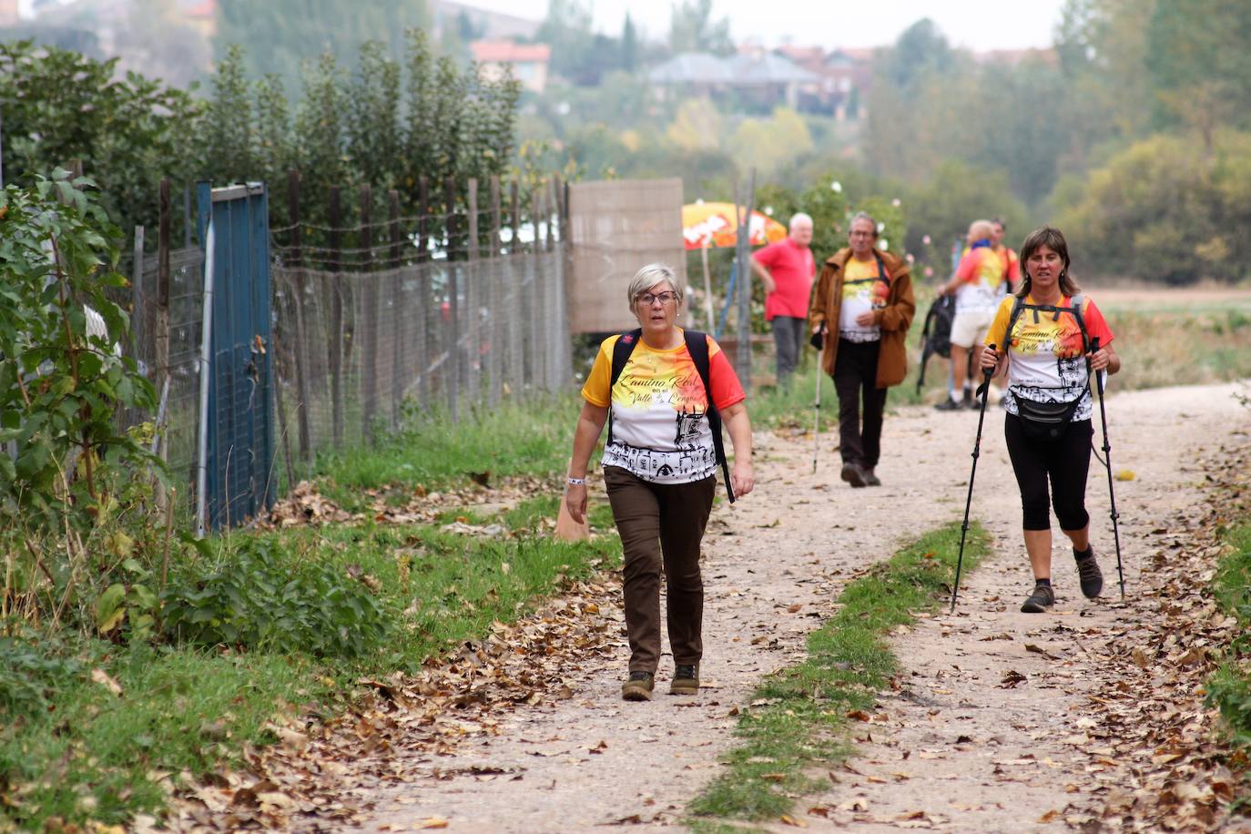 Fotos: Visita al Valle de la Lengua: doscientas personas recorren el Camino Real entre Nájera y San Millán de la Cogolla