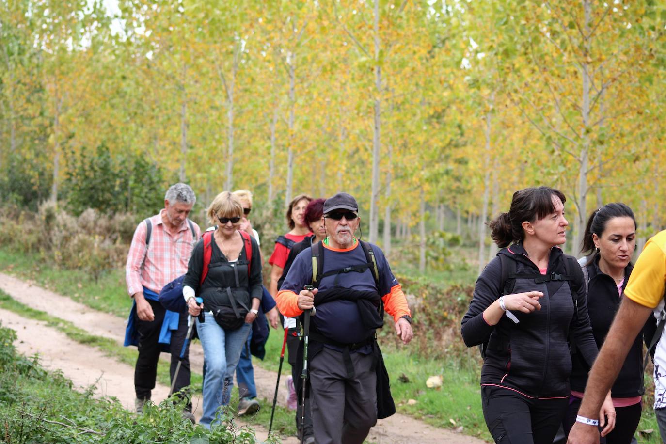 Fotos: Visita al Valle de la Lengua: doscientas personas recorren el Camino Real entre Nájera y San Millán de la Cogolla