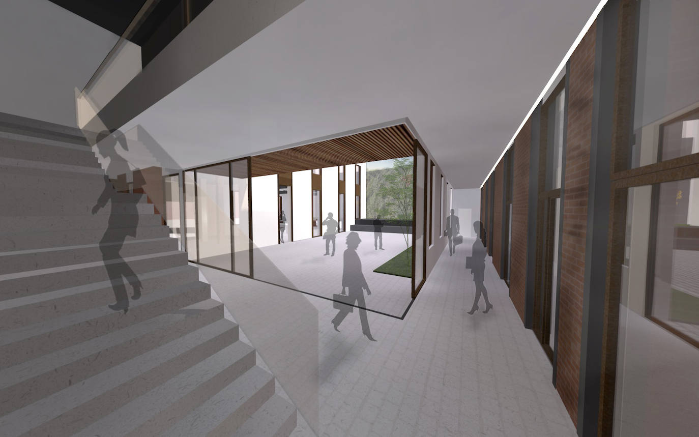 Imagen secundaria 2 - Recreación de las instalaciones del futuro centro San Bernabé.