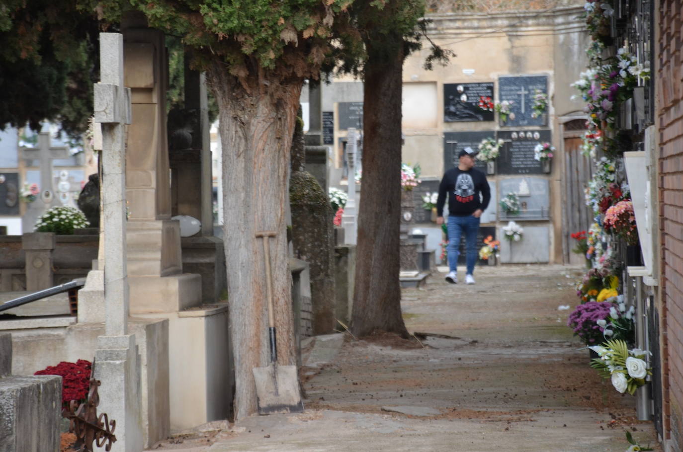 Mañana en el cementerio de Calahorra