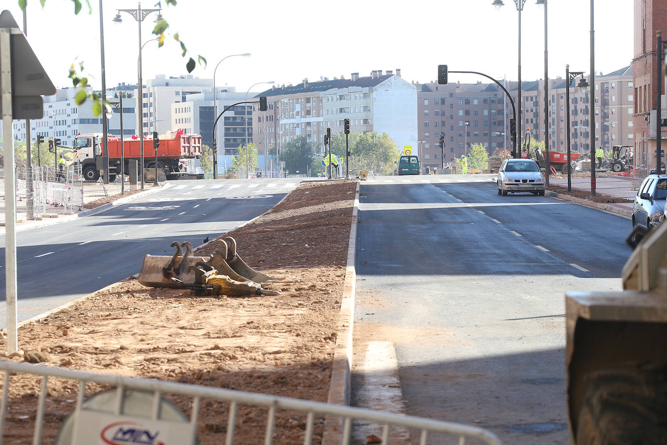 Las obras han seguido a buen ritmo este martes. 
