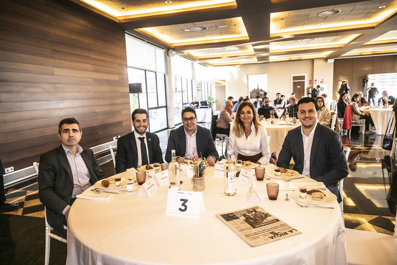 Fotos: Miguel Sebastián, en el Foro económico organizado por Diario LA RIOJA con el patrocinio del Gobierno regional