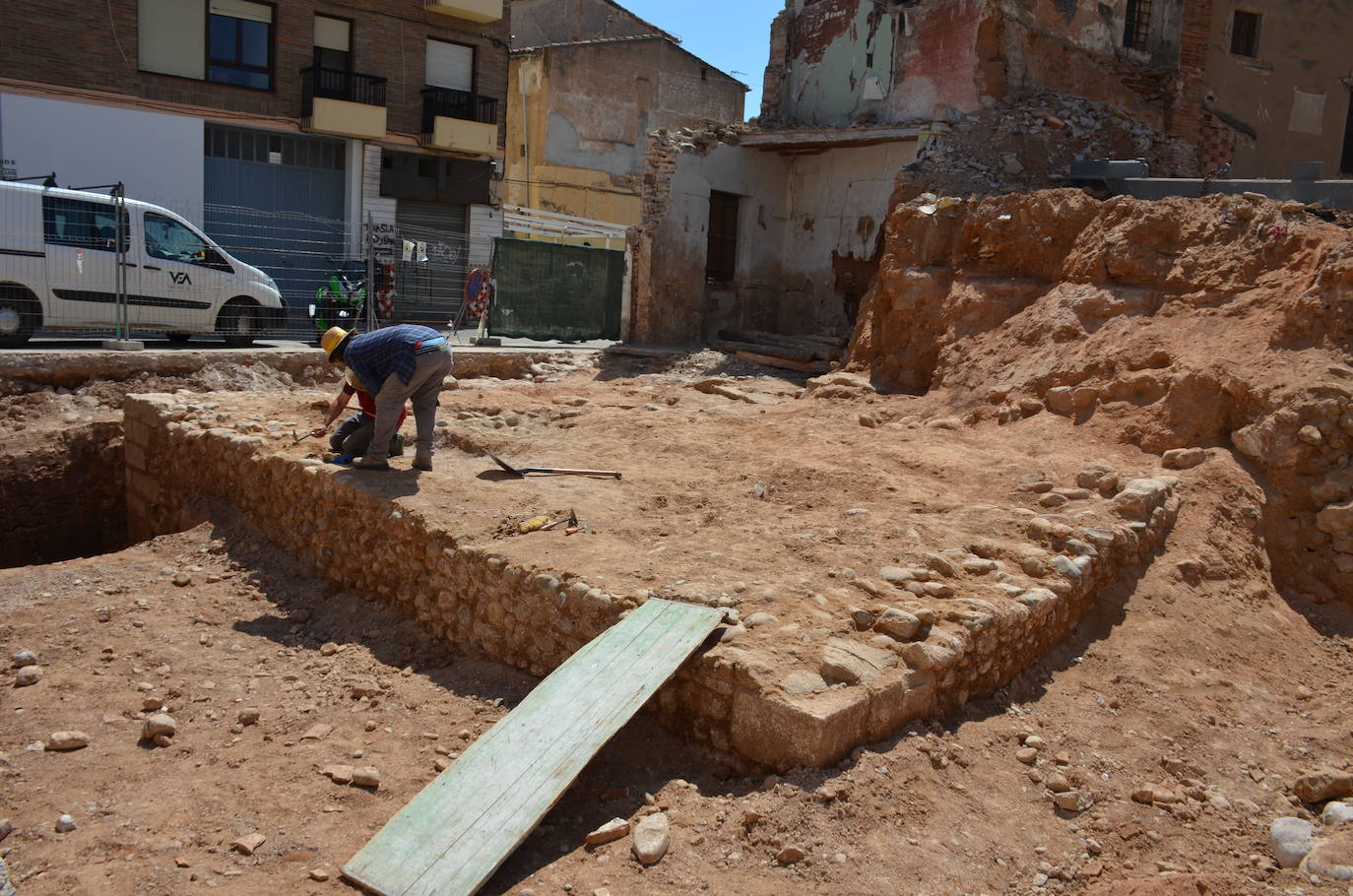 Imagen del yacimiento de Las Medranas. 