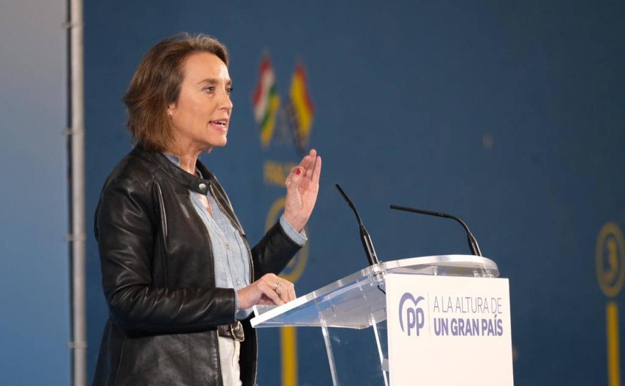 Gamarra, durante su intervención en la Convención en Medrano. 