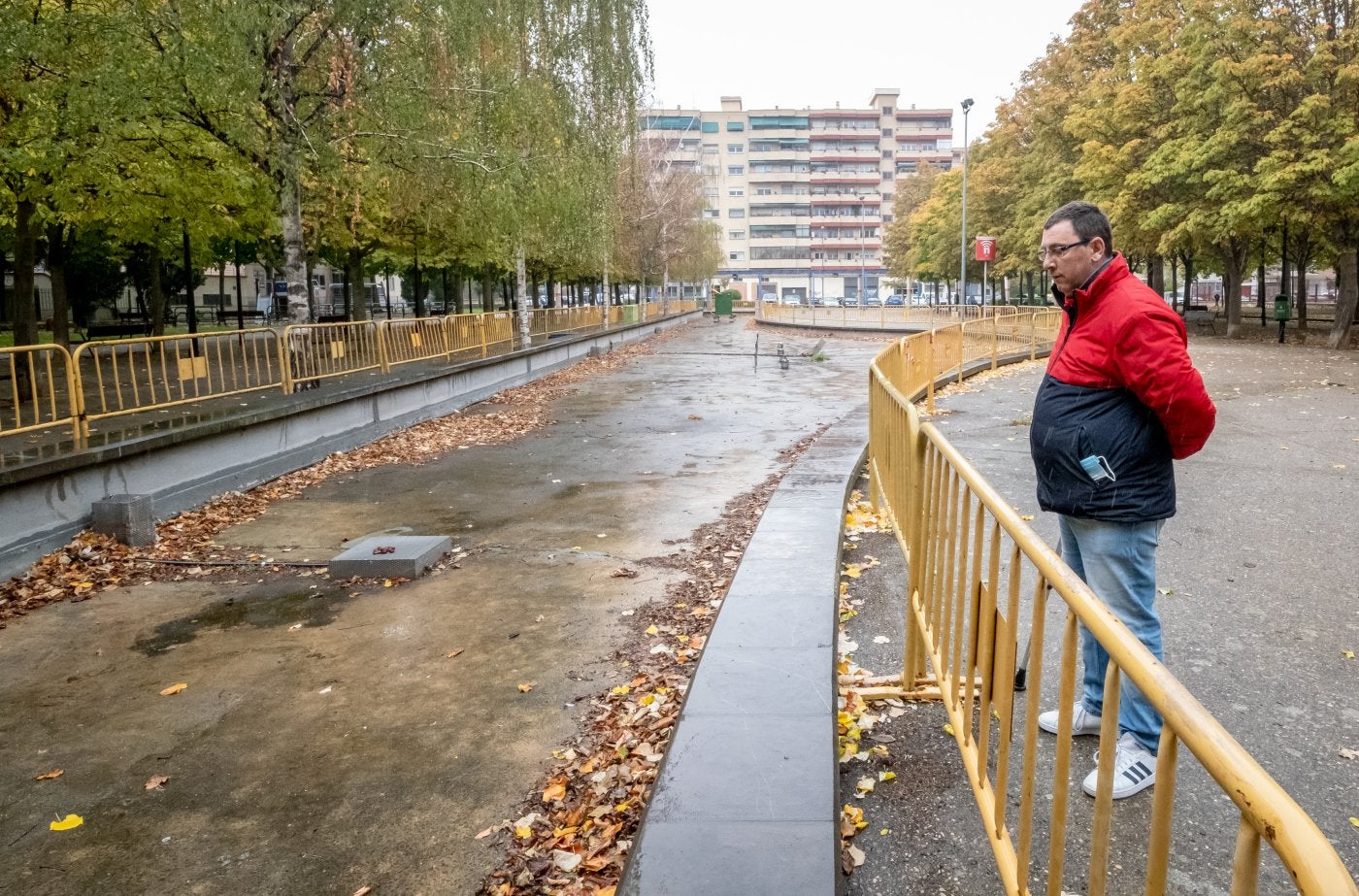 Fuente de Los Tilos, inutilizada desde hace muchos meses. 