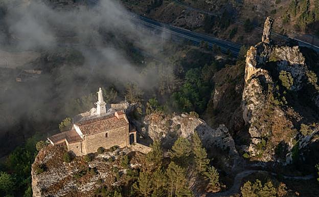 Vista aérea de la ermita de San Felicez 