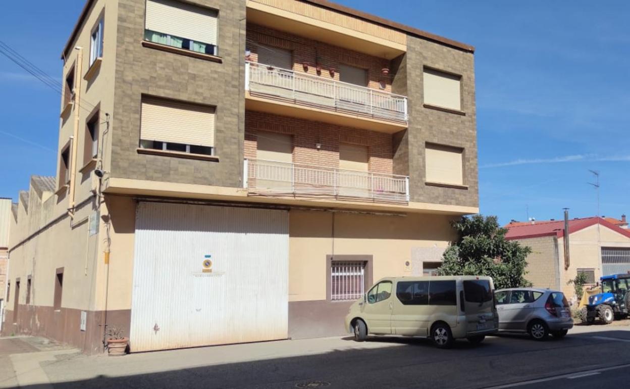 Vivienda asaltada en Entrena el pasado 2 de octubre. 