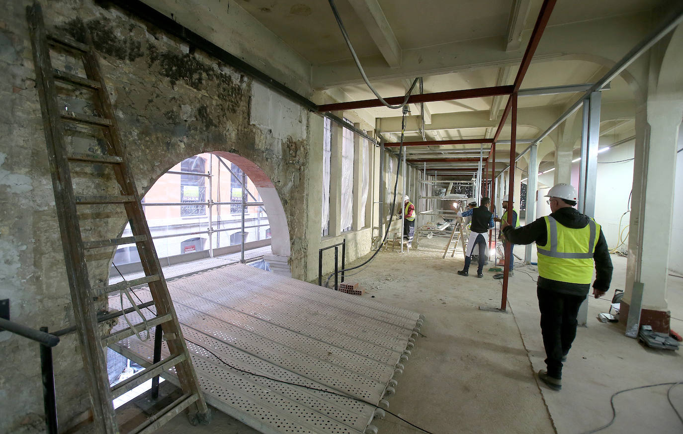 Fotos: Las obras en el Mercado de San Blas
