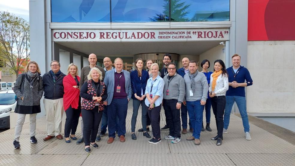 Algunos de los participantes en el último programa de 'Formador Oficial en Vinos de Rioja'. 