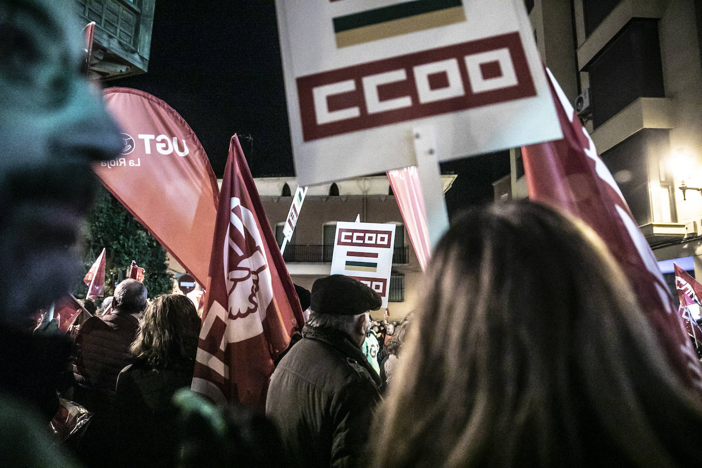 Fotos: Huelga del calzado: la manifestación en Arnedo