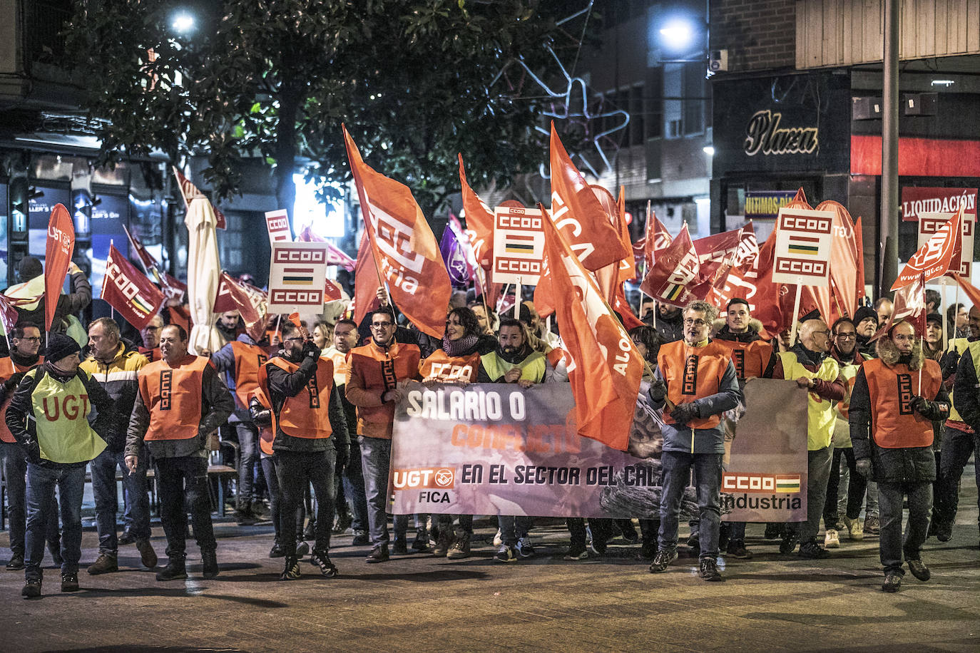 Fotos: Huelga del calzado: la manifestación en Arnedo