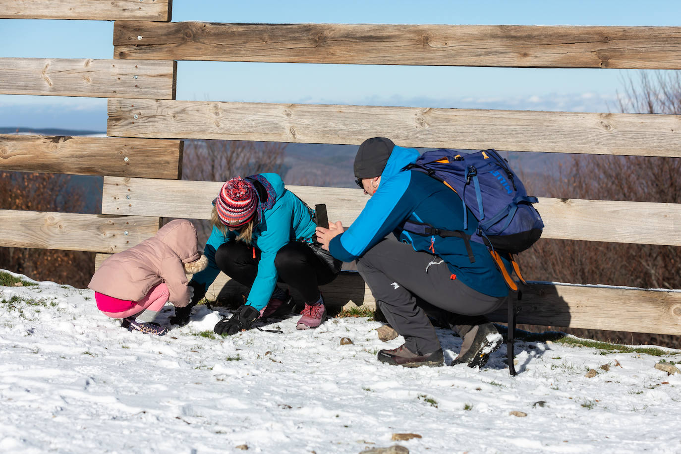 Fotos: Las estampas que dejan el frío y la nieve en La Rioja