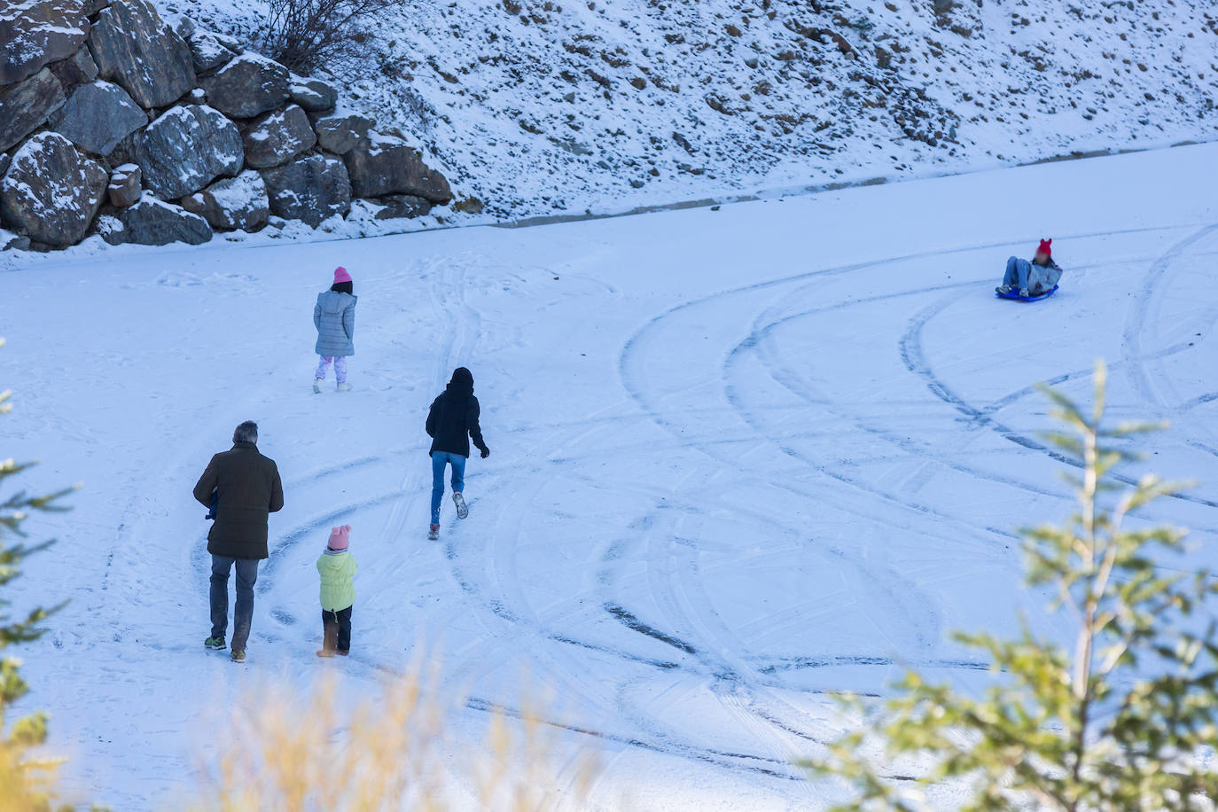 Fotos: Las estampas que dejan el frío y la nieve en La Rioja