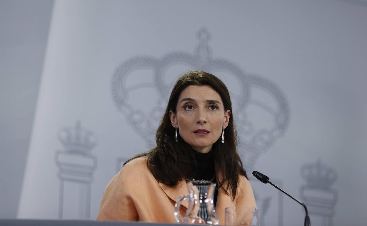 La ministra de Justicia, Pilar Llop.