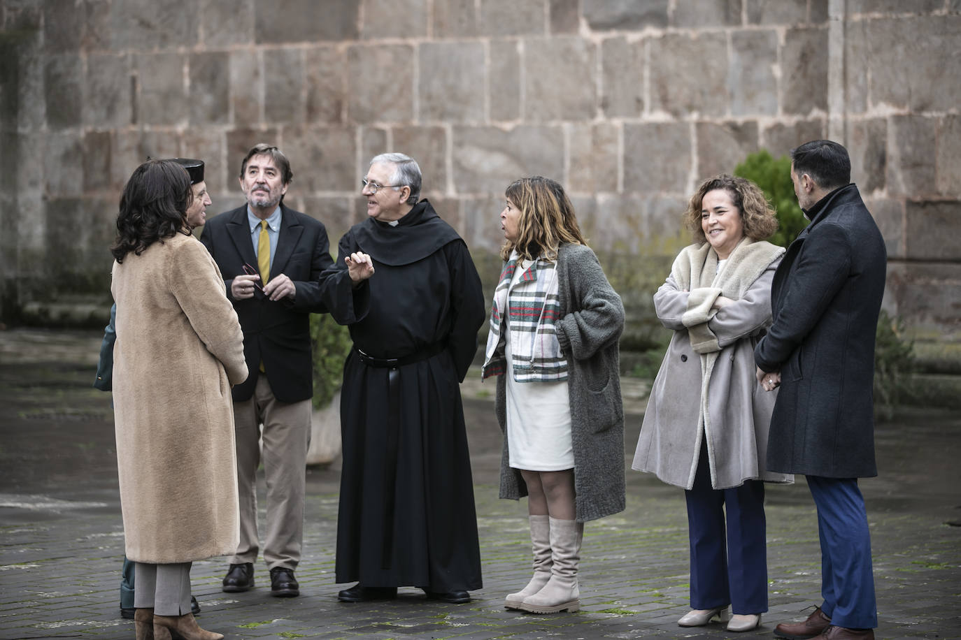 Fotos: Pedro Sánchez, en San Millán y Nájera