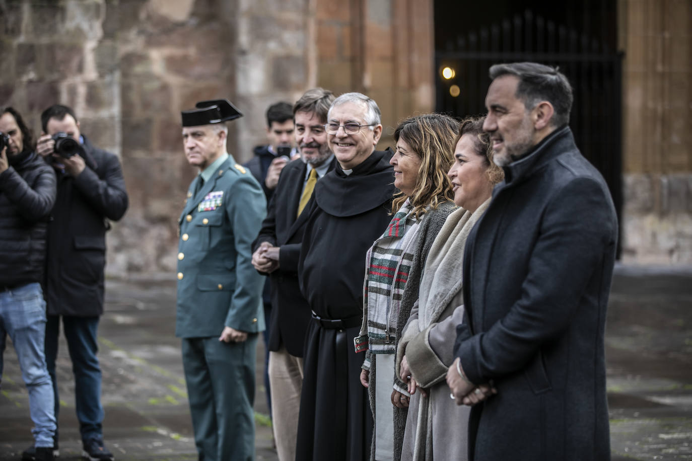 Fotos: Pedro Sánchez, en San Millán y Nájera