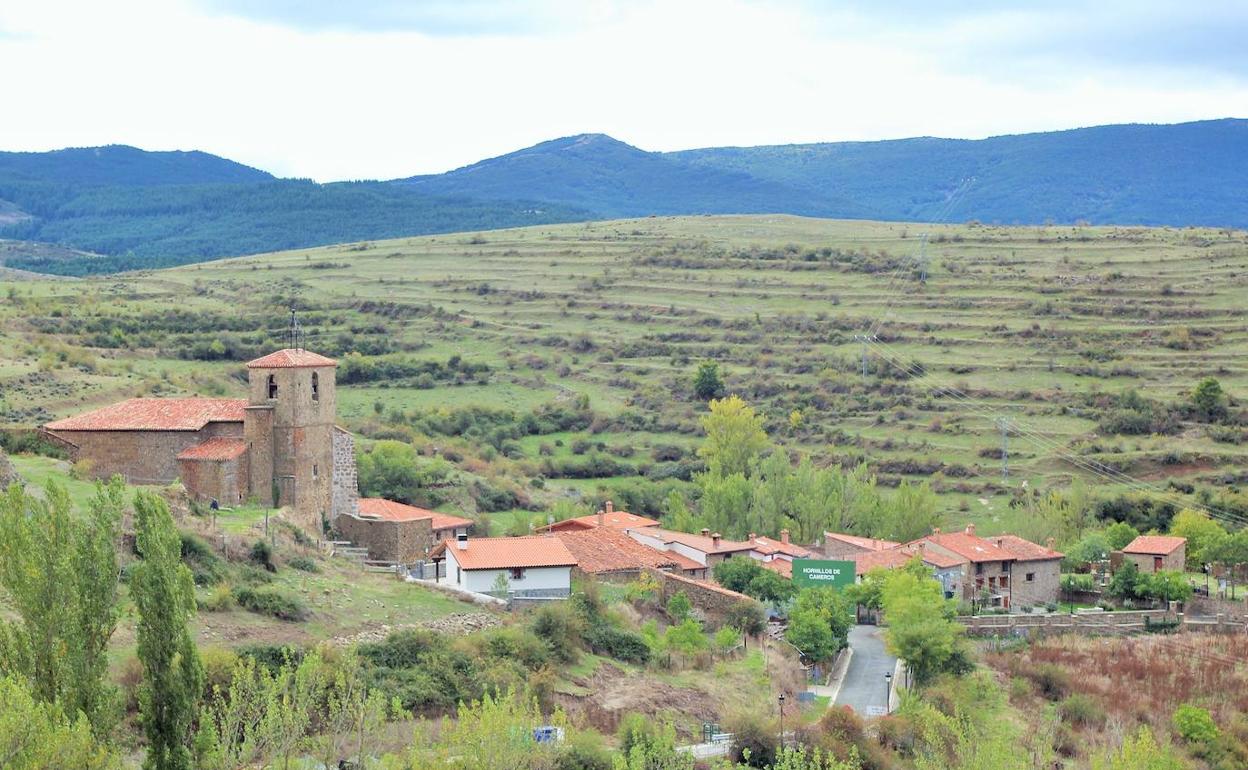 Vista de Hornillos de Cameros. 